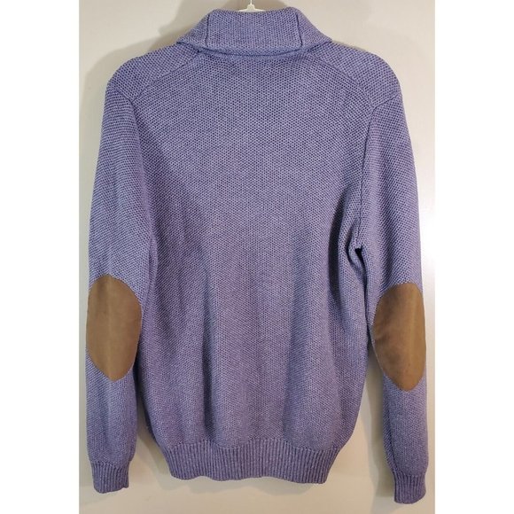 NWT Joseph Abboud by Jos. A. Banks Cotton Blend Purple Pullover Sweater, Sz M - Picture 8 of 11